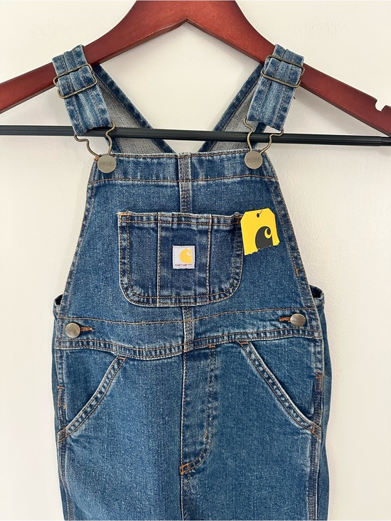 Carhartt Other - Carhartt Toddler Classic Blue Denim Overalls with Brass Hardware